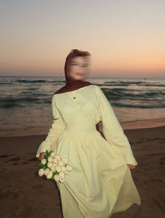 Robe Jaune Pastel