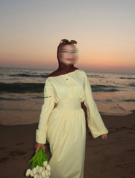 Robe Jaune Pastel